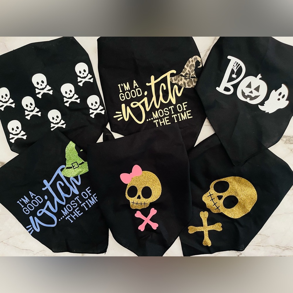 Halloween Dog Bandanas bundle